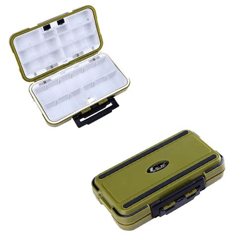 Waterproof New Fishing Tackle Boxes Double Layer 30 Compartments Lure ...