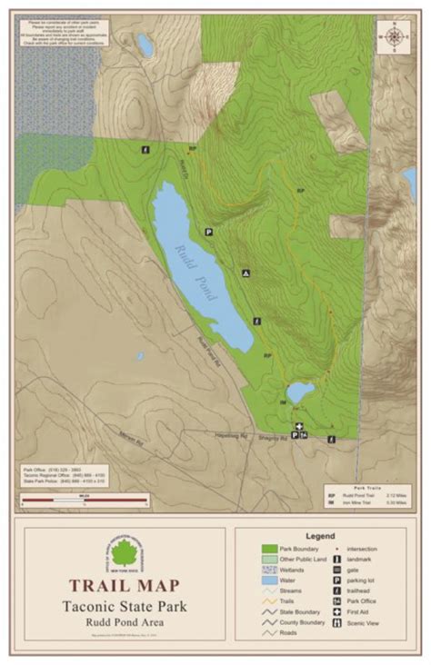 Taconic State Park Trail Map South - New York State Parks - Avenza Maps ...