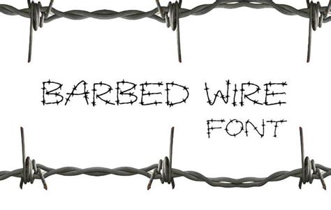 Barbed Wire Font Free Download - Font Sonic