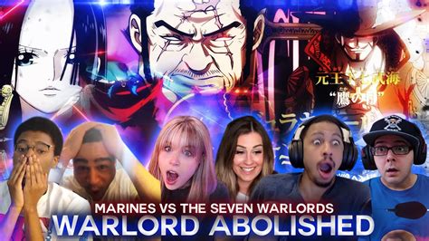 Warlord Abolished ! Marines Vs The Seven Warlords ! Reaction Mashup ...