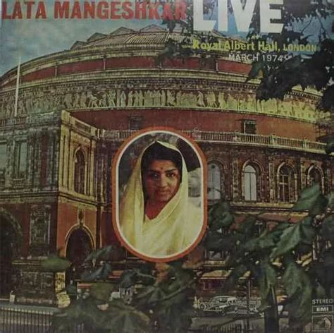 Lata Mangeshkar Live At Royal Albert Hall London - EASD 4015/16 - (85-90%) - HCL - Film HIts ...