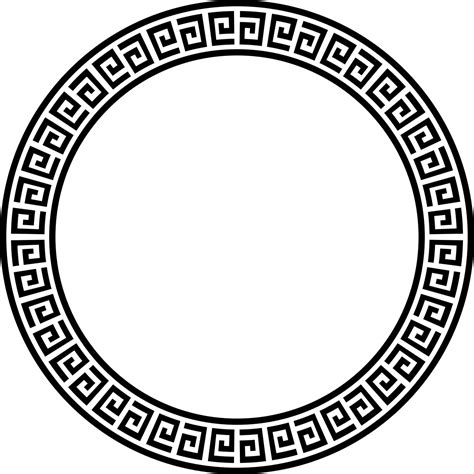 Free Image on Pixabay - Decorative, Ornamental, Greek | Greek pattern, Greek frame, Circle labels