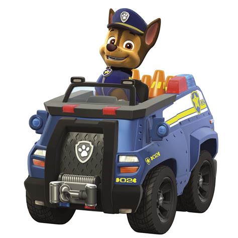 PAW Patrol: Chase's Police Truck - Giant Officially Licensed Nickelodeon Removable Wall Decal ...