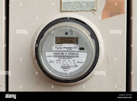 Electric Meter Digital High Resolution Stock Photography and Images - Alamy