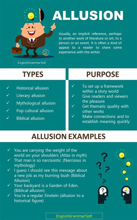 Allusion Examples | Allusion examples, Allusion in literature, Allusion