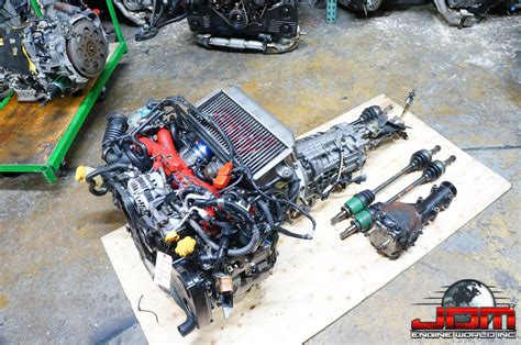 SUBARU FORESTER STi ENGINE 6 SPEED TRANSMISSION 2003-2008 SG9 EJ25 2.5L ...