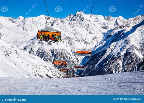 Soelden Ski Resort, Austria. 22 January, 2019 Editorial Photo - Image of rocks, equipment: 149869376