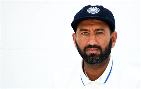 Cheteshwar Pujara in front of a bright background | ESPNcricinfo.com