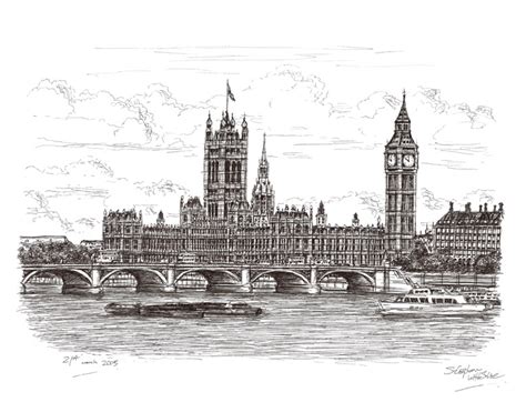 Parliament Sketch at PaintingValley.com | Explore collection of ...