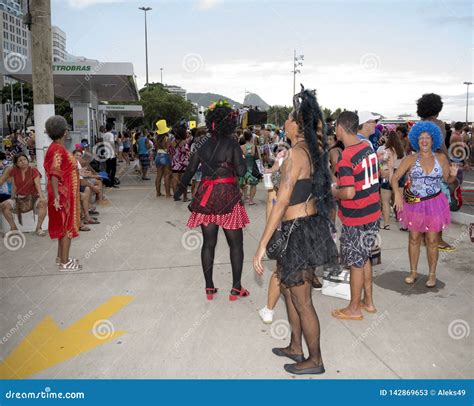 Festivities during the Carnival on Copacabana Editorial Stock Photo ...