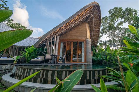 This Eco-Resort in Bali Features The Use of Bamboo and Rammed Earth To ...