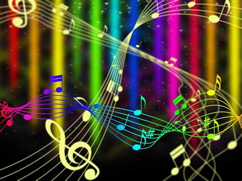 Free Stock Photo of Background Color Shows Music Note And Acoustic ...