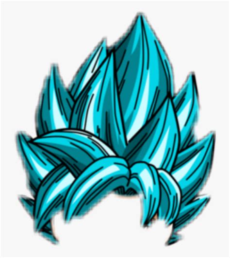 Goku Ssjb Hair , Png Download - Super Saiyan Blue Hair Png, Transparent ...