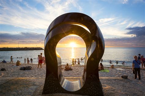 Golden Hour at Sculpture by the Sea, Cottesloe 2016: - Sculpture by the Sea