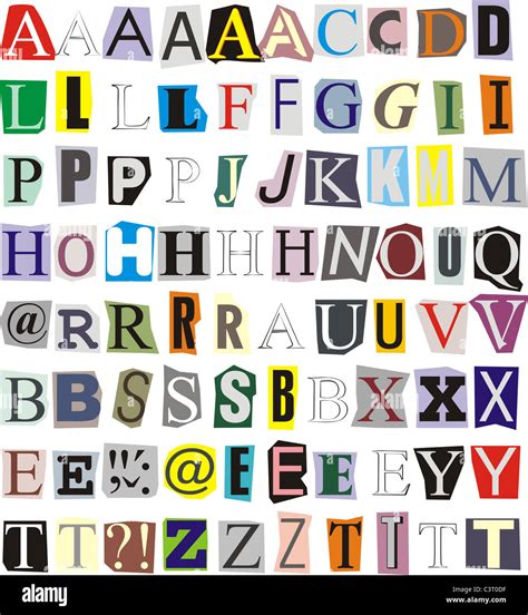 Paper Cut Out Font Letter High Resolution Stock Photography and Images ...