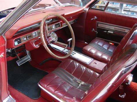 1966 Ford Galaxie Red Leather Interior