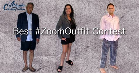 Show Us Your Best Zoom Outfit! – Atlanta Custom Tailors