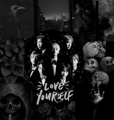 Dark Bts Aesthetic Desktop Wallpaper