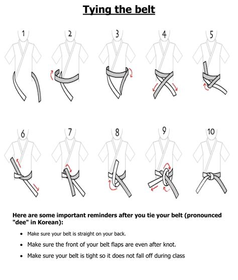 Top 91+ Images How To Tie A Taekwondo Belt For Kids Stunning
