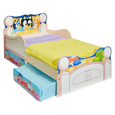 Bluey Wooden Toddler Bed w/ Underbed Storage - Online | KG Electronic