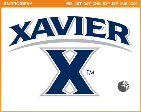 Xavier Musketeers - Alternate Logo (2008) - College Sports Embroidery Logo in 4 sizes & 8 ...