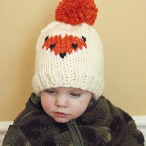 The Friendly Fox Beanie Knitting Pattern Only Knit Fox Beanie - Etsy Canada