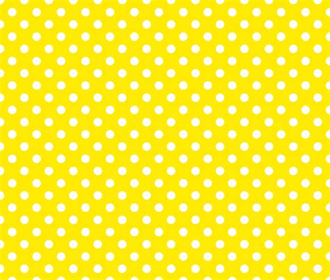 Polka Dot Yellow On White Digital Art by Filip Schpindel - Pixels