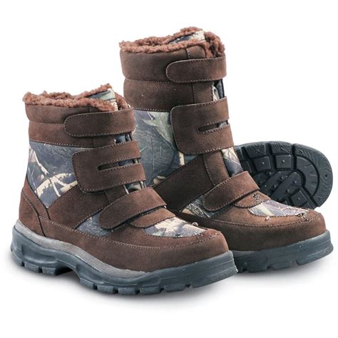 Men's 8" Guide Gear® Velcro® Waterproof Boots, Camo - 82903, Hunting Boots at Sportsman's Guide