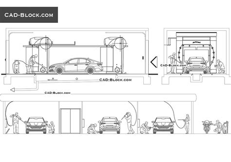 Car Wash AutoCAD Drawing