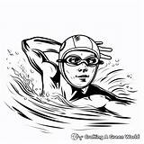 Swimming Coloring Pages  Free & Printable sketch template