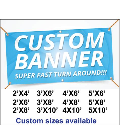 Custom Vinyl Banner Full Color Personalized Design Happy - Etsy