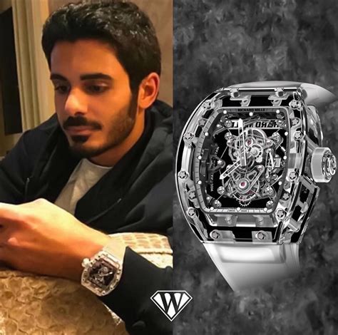 Prince Of Qatar - Richard Mille Sapphire Watch - Superwatchman.com