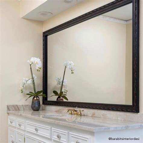 Oil Rubbed Bronze Mirror Frame | Bronze Framed Mirror – MirrorMate