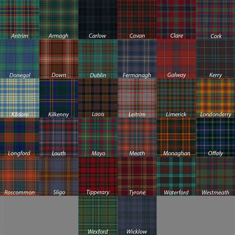 Irish County Tartans Kilt in 2022 | Tartan kilt, Irish tartan, Tartan