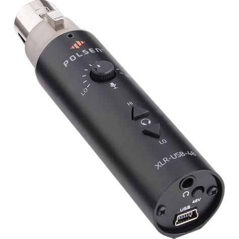 Polsen XLR-USB-48 XLR to USB Audio Interface XLR-USB-48 B&H