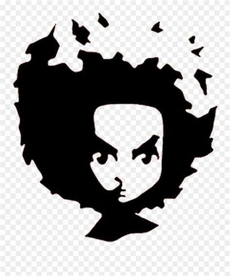 Download Ftestickers Huey Boondocks Silhouette - Huey Freeman Svg Clipart (#2195978) - PinClipart