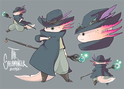 Necalotl the Axolotl Salamancer! follow up at 'overlukk' on twitch and youtube. | Fantasy ...