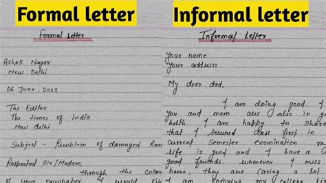 How To Write Letters Formal Letter Informal Letter, 53% OFF