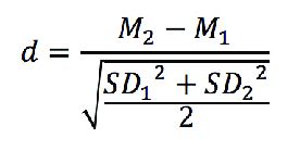 Formula for Cohen's d | Download Scientific Diagram