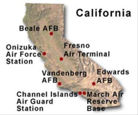 Vandenberg Air Force Base Map