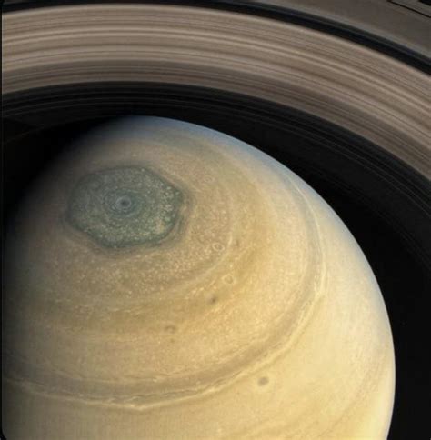 Saturn’s North Pole is a Hexagon. : r/SaturnStormCube