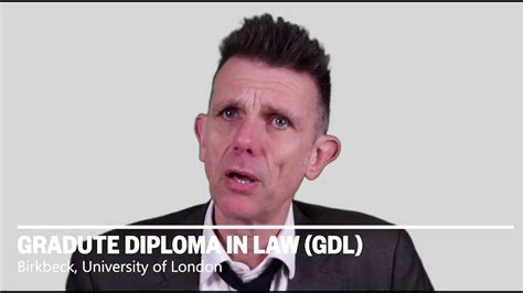 Graduate Diploma in Law (GDL) - Birkbeck, University of London - YouTube