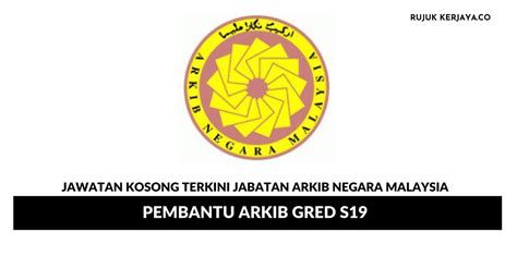 Jabatan Arkib Negara Malaysia – KERJAYA