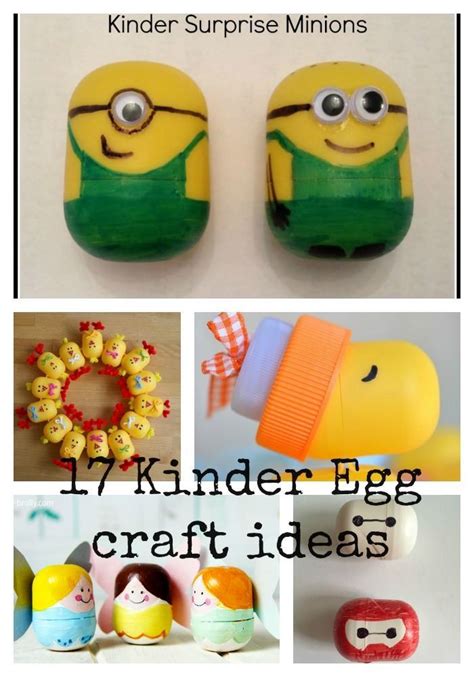 17 Kinder Egg craft ideas - Baymax, Minions, Tooth Fairy, Christmas ...