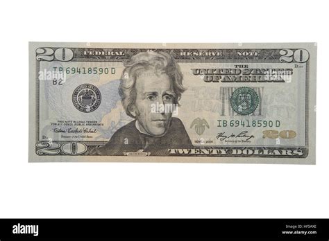 Old Twenty Dollar Bill Actual Size