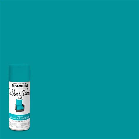 Rust-Oleum 12 oz. Turquoise Outdoor Fabric Spray Paint (6 Pack) 352124 ...