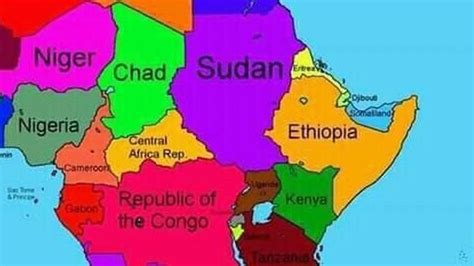 Ethiopia On A Map Of Africa - Willy Julietta