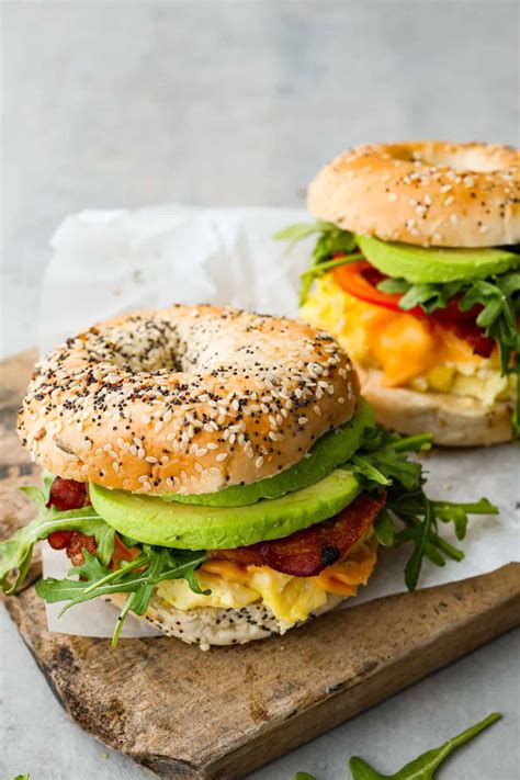 Start your morning off right with this hearty and filling Bagel Breakfast Sandwich. It has ev ...