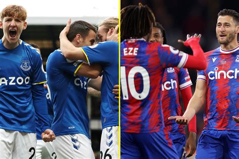 Everton vs Crystal Palace LIVE commentary: Calvert-Lewin starts as ...