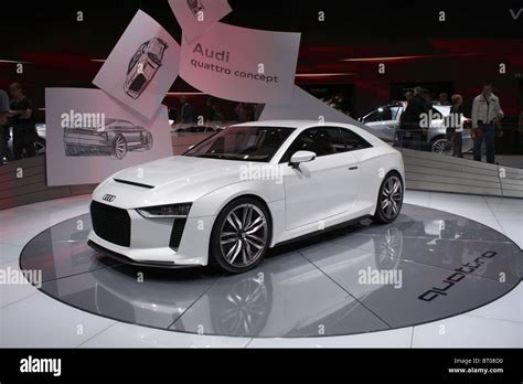 Audi Quattro Concept car, Paris Car Show 2010, Paris, Porte de ...